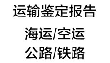 运输鉴定报告（海运/空运/公路/铁路）